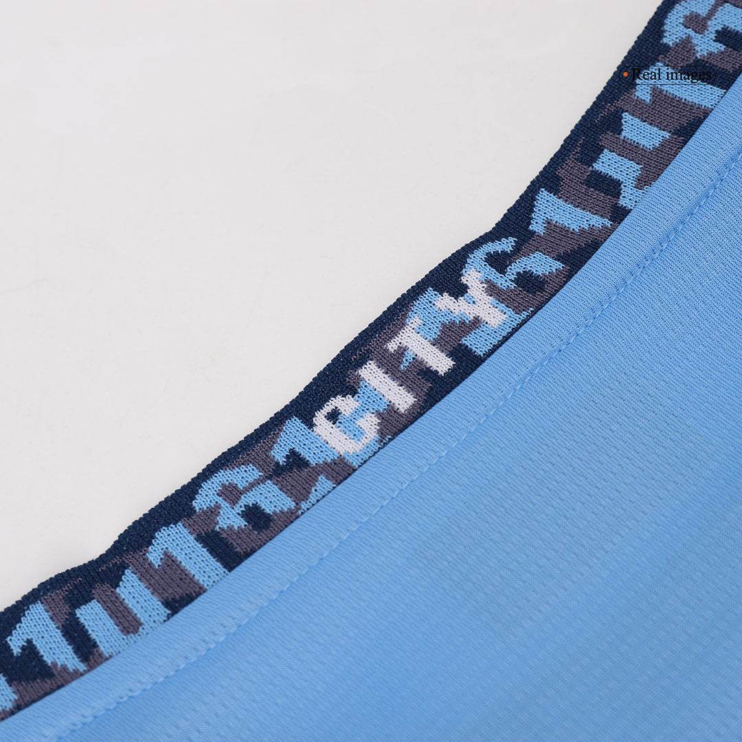 Manchester City Home Koszulka piłkarska z długim rękawem 2024/25 - Topowe Koszulki Pilkarskie Sklep Internetowy