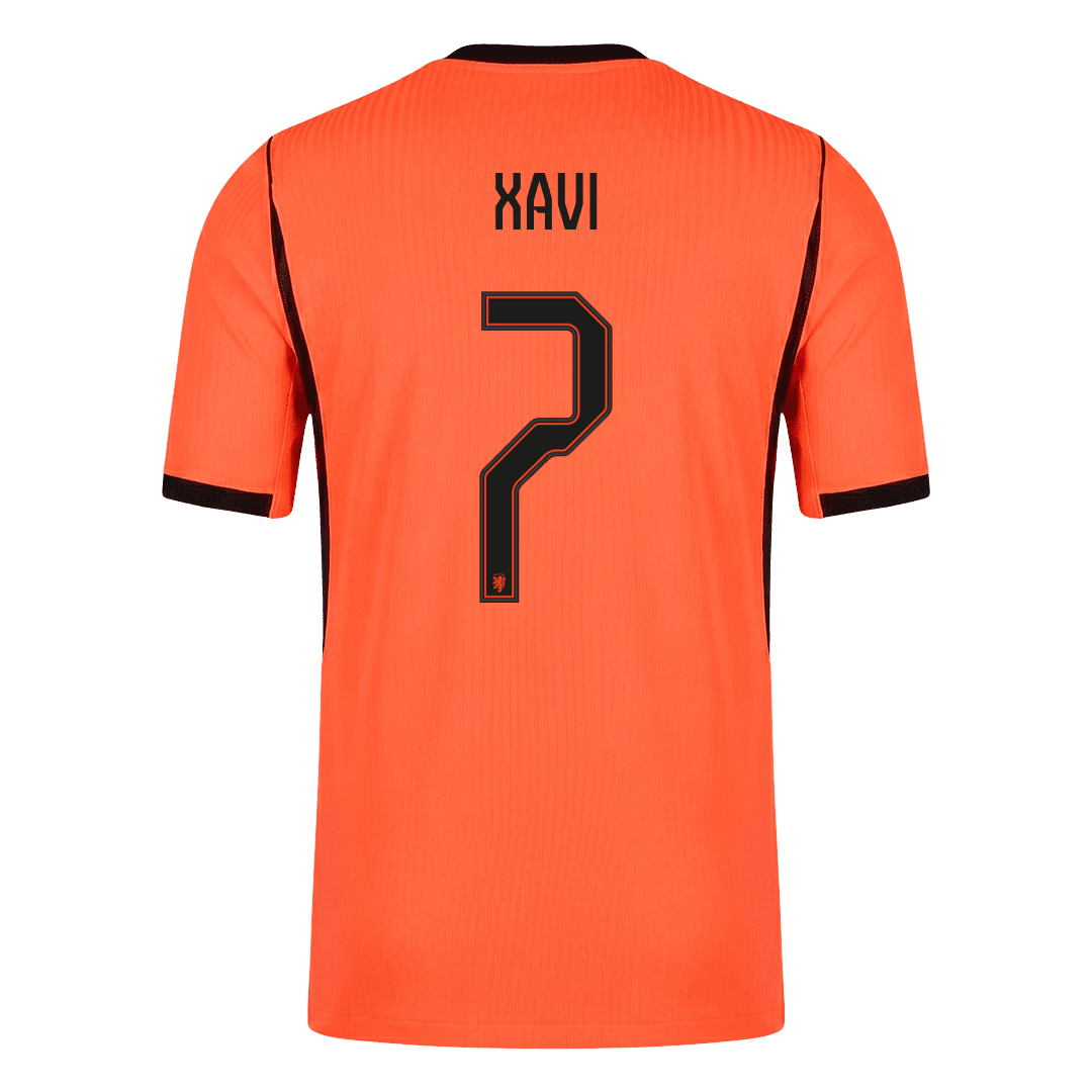 Męska koszulka Holandii domowa XAVI #7 wersja zawodnicza - Mundial 2026