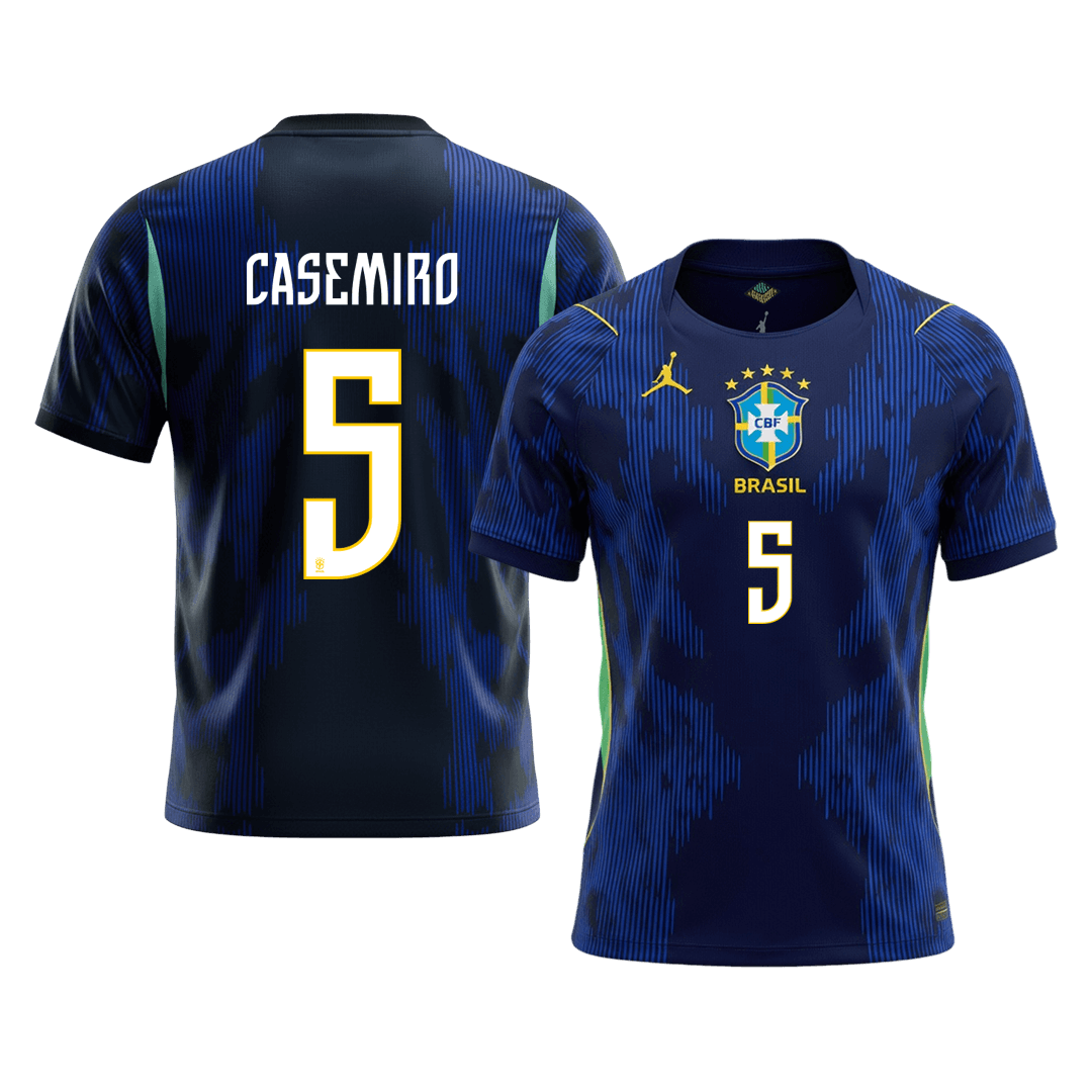 Męska koszulka Brazylii wyjazdowa CASEMIRO #5 - Mundial 2026