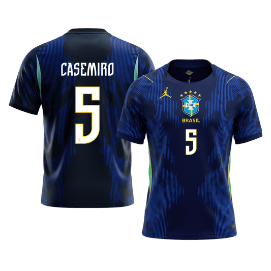 Męska koszulka Brazylii wyjazdowa CASEMIRO #5 - Mundial 2026