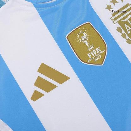 Męska Koszulka Domowa Argentyna L.MARTÍNEZ #22 Wersja Piłkarska 2024 - Slim Fit - Topowe Koszulki Pilkarskie Sklep Internetowy