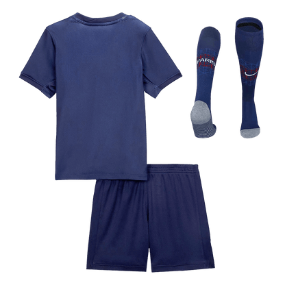 Dziecięcy Zestaw Domowa PSG (Koszulka + Spodenki + Skarpety) 2025/26