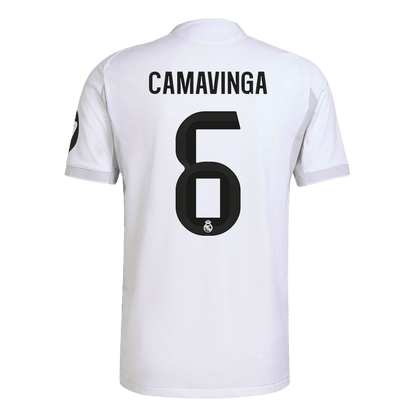 Męska Koszulka Domowa Real Madrid CAMAVINGA #6 Wersja Piłkarska 2025/26 - Slim Fit - Topowe Koszulki Pilkarskie Sklep Internetowy
