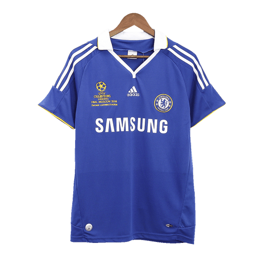 Męska Koszulka Retro Domowa Chelsea 2008 - UCL - Topowe Koszulki Pilkarskie Sklep Internetowy