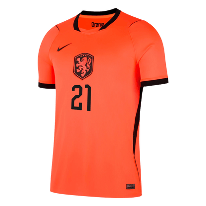 Męska koszulka Holandii domowa F.DE JONG #21 - Mundial 2026