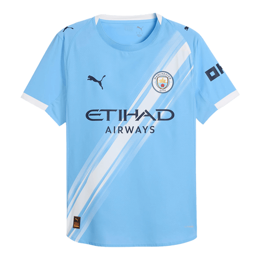 Męska Koszulka Domowa Manchester City REIJNDERS #4 Wersja Piłkarska 2025/26 - Slim Fit
