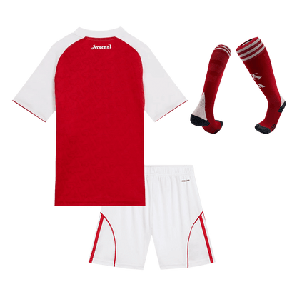Dziecięcy Zestaw Domowa Arsenal (Koszulka + Spodenki + Skarpety) 2025/26