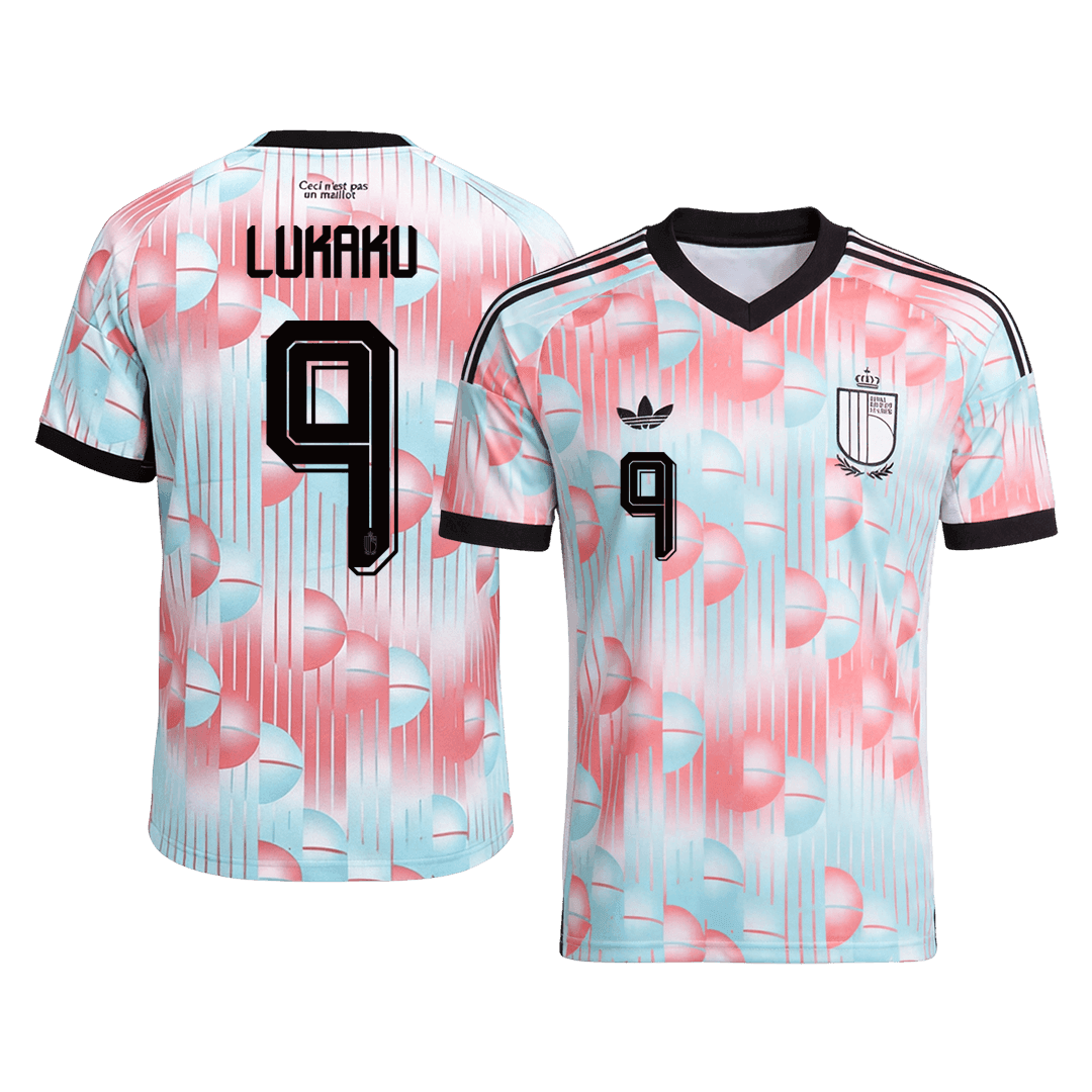 Męska koszulka Belgii wyjazdowa LUKAKU #9 - Mundial 2026