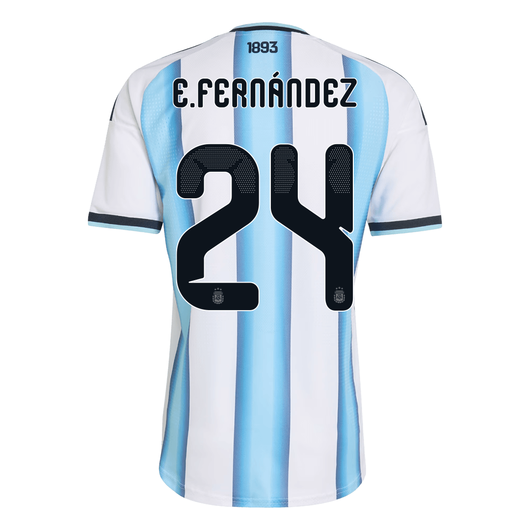 Męska koszulka Argentyny domowa E. FERNÁNDEZ #24 wersja zawodnicza - Mundial 2026