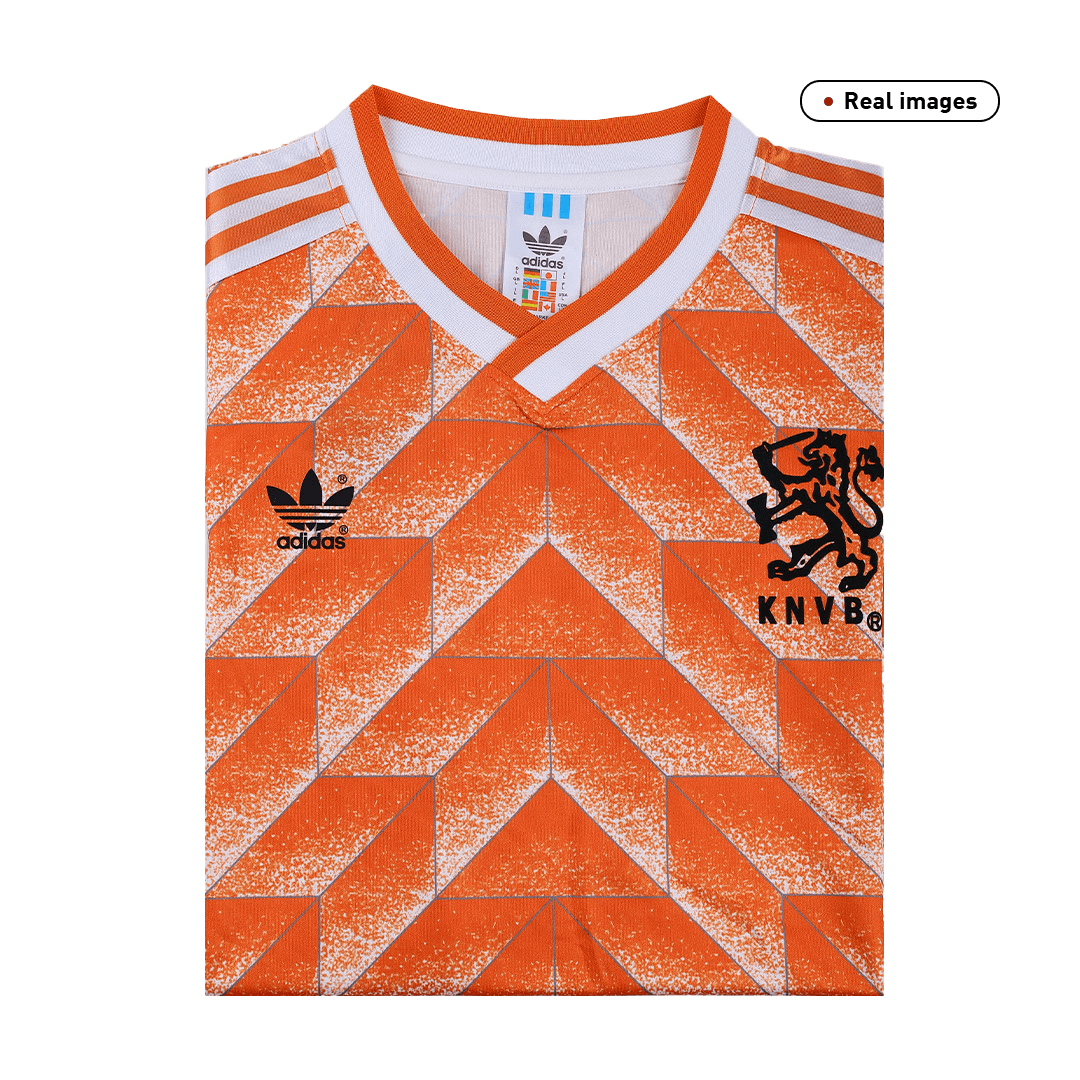 Męska Koszulka Retro Domowa Netherlands 1988