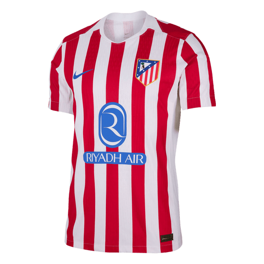 Męska Koszulka Domowa Atletico Madrid Wersja Piłkarska 2025/26 - Slim Fit - Topowe Koszulki Pilkarskie Sklep Internetowy