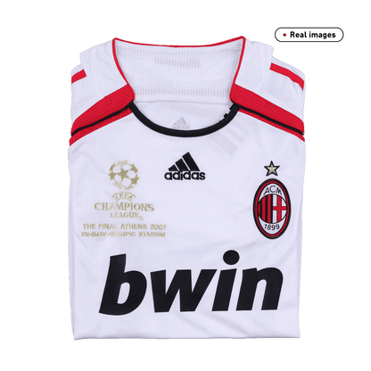 Męska koszulka retro AC Milan 2006/07 wyjazdowa - UCL - Topowe Koszulki Pilkarskie Sklep Internetowy