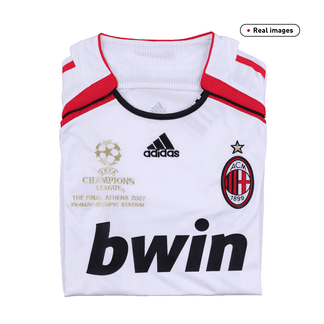 Męska koszulka retro AC Milan 2006/07 wyjazdowa - UCL - Topowe Koszulki Pilkarskie Sklep Internetowy