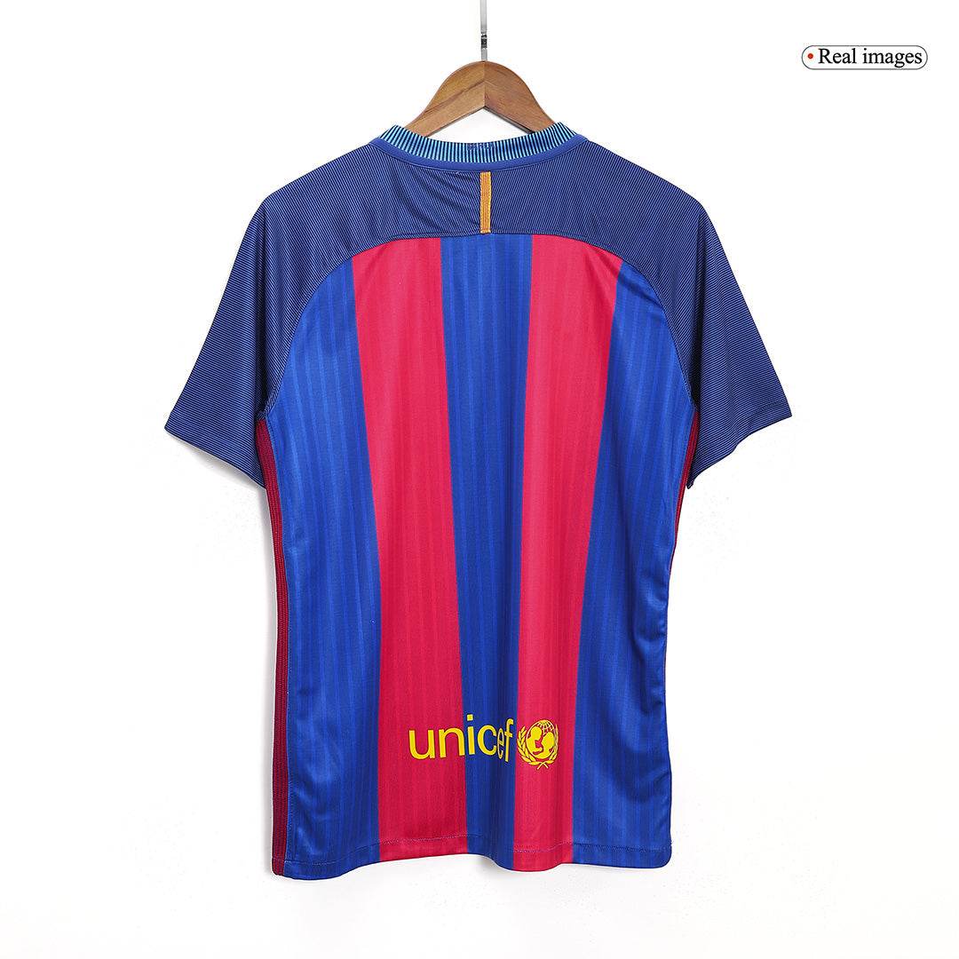 Koszulka Retro Domowa Barcelona 2016/17 - Topowe Koszulki Pilkarskie Sklep Internetowy