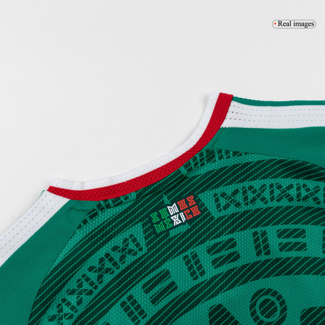 Męska Koszulka Domowa Mexico Raúl #9 Wersja Piłkarska World Cup 2026 - Slim Fit