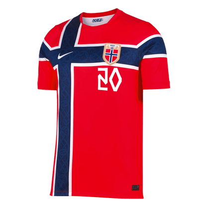 Męska koszulka Norwegii domowa NUSA #20 – Mundial 2026