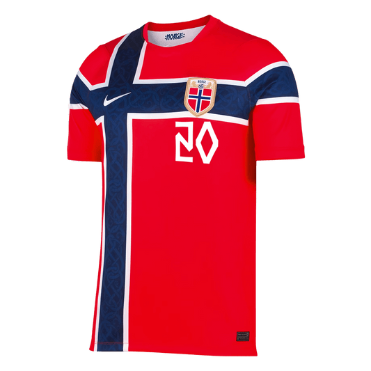 Męska koszulka Norwegii domowa NUSA #20 – Mundial 2026