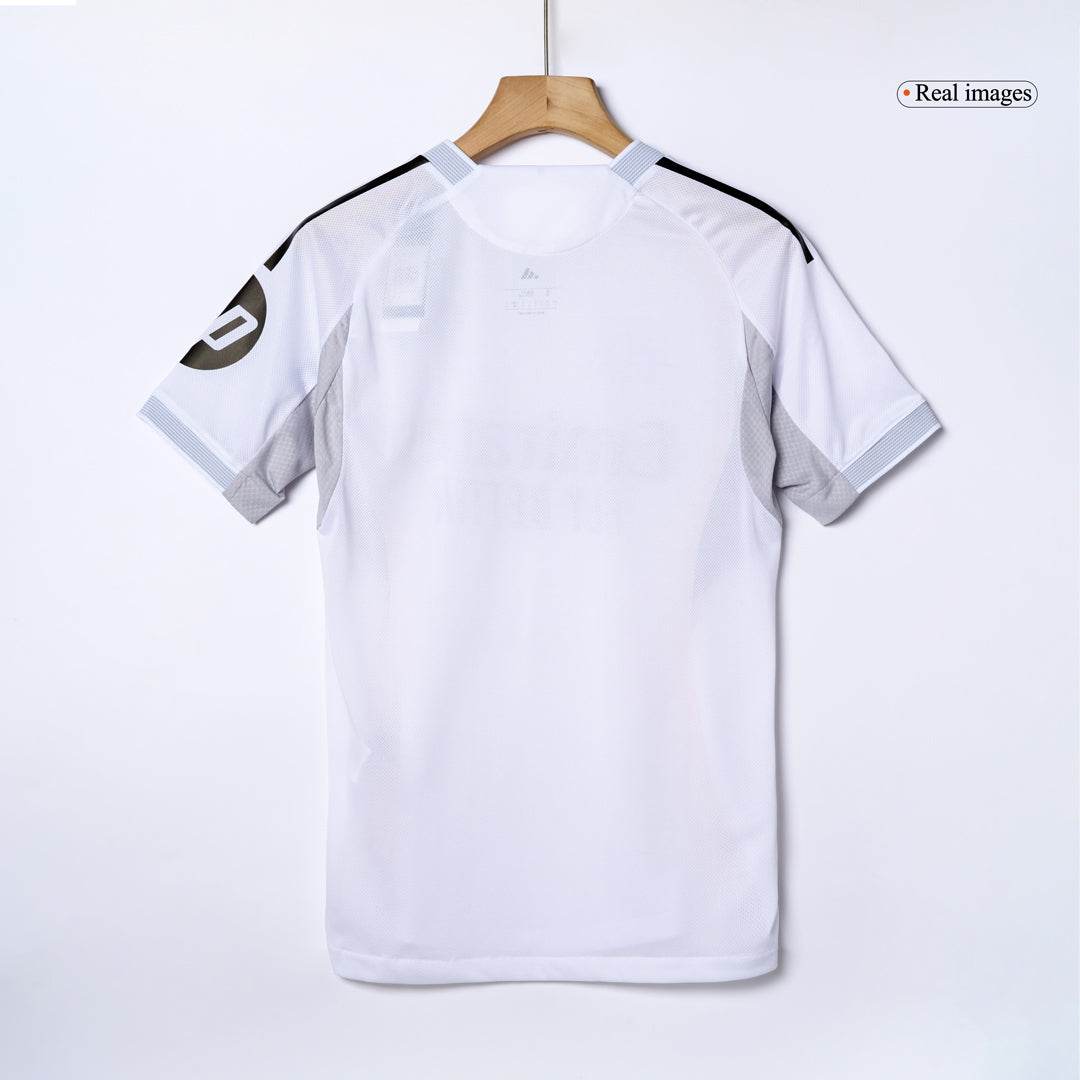 Męska Koszulka Domowa Real Madrid F.MENDY #23 Wersja Piłkarska 2025/26 - Slim Fit - Topowe Koszulki Pilkarskie Sklep Internetowy