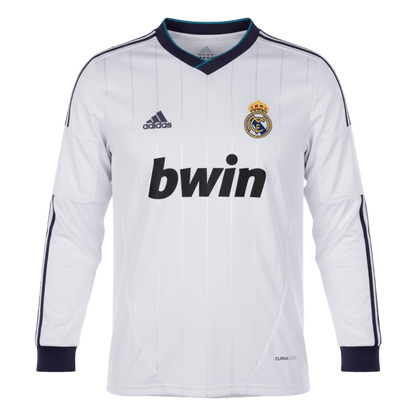 Męska Koszulka Retro Domowa Real Madrid 2012/13 z Długim Rękawem