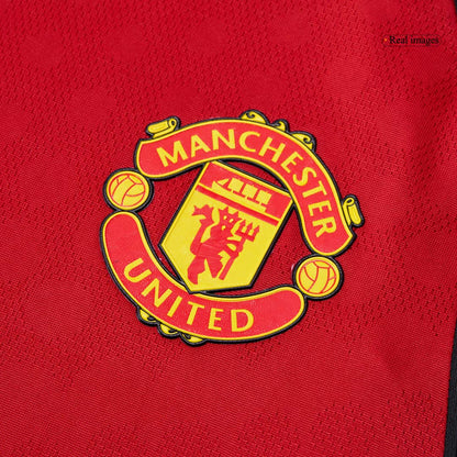 Męska Koszulka Domowa Manchester United ŠEŠKO #30 Wersja Piłkarska 2025/26 - Slim Fit
