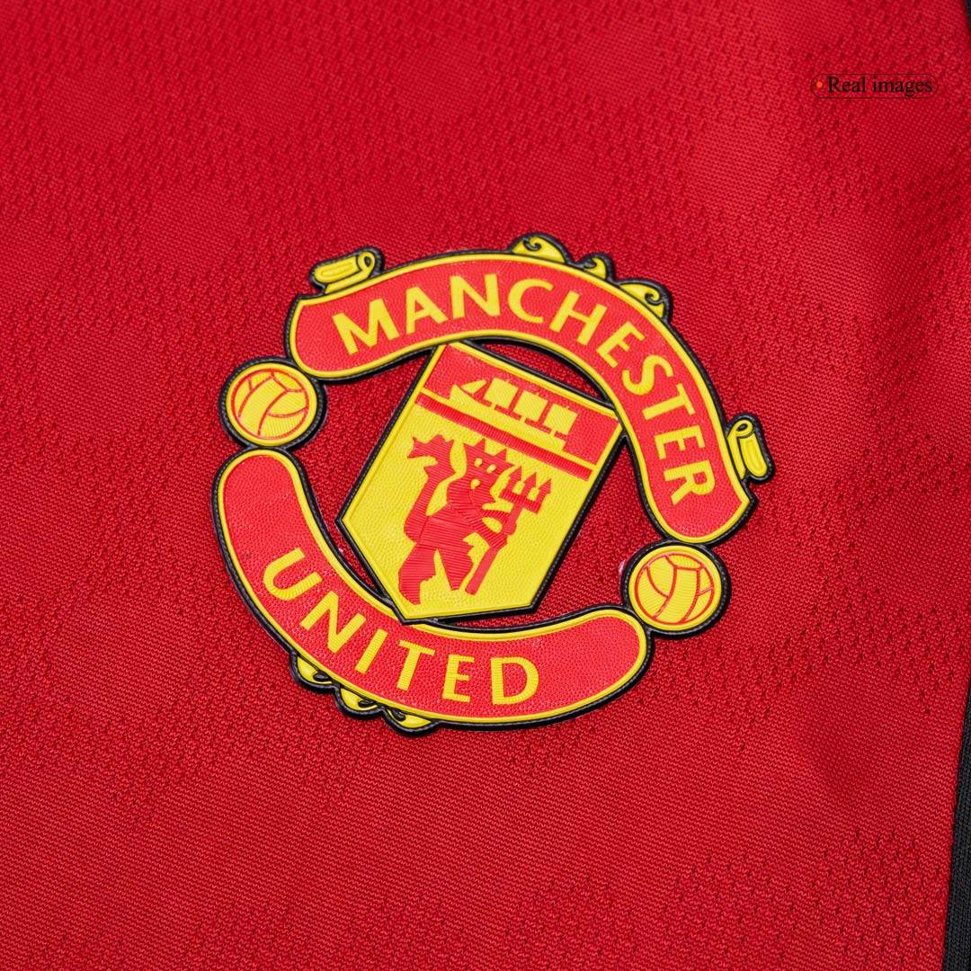Męska Koszulka Domowa Manchester United B.FERNANDES #8 Wersja Piłkarska 2025/26 - Slim Fit - Topowe Koszulki Pilkarskie Sklep Internetowy