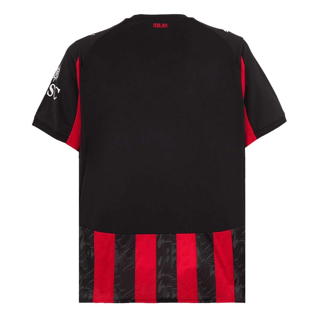 Męska Koszulka Domowa AC Milan 2025/26 - Topowe Koszulki Pilkarskie Sklep Internetowy