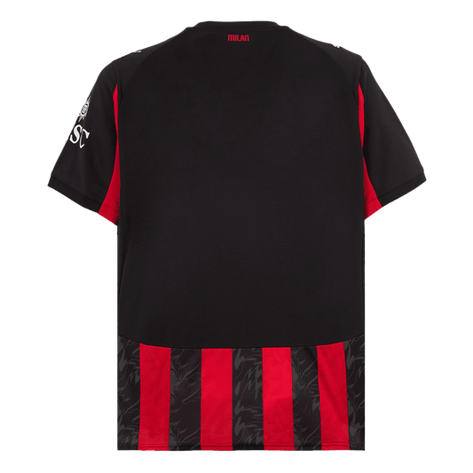 Męska Koszulka Domowa AC Milan 2025/26 - Topowe Koszulki Pilkarskie Sklep Internetowy