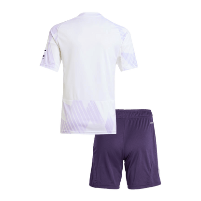 Dziecięcy Zestaw Wyjazdowa Manchester United (Koszulka+Spodenki) 2025/26