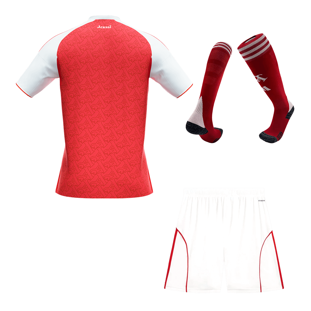 Męski Zestaw Domowa Arsenal (Koszulka + Spodenki + Skarpety) 2025/26 [PREMIUM]