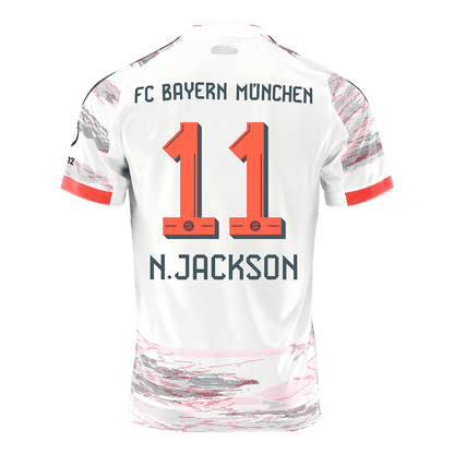 Męska Koszulka Wyjazdowa Bayern Munich N.JACKSON #11 2025/26 - Topowe Koszulki Pilkarskie Sklep Internetowy