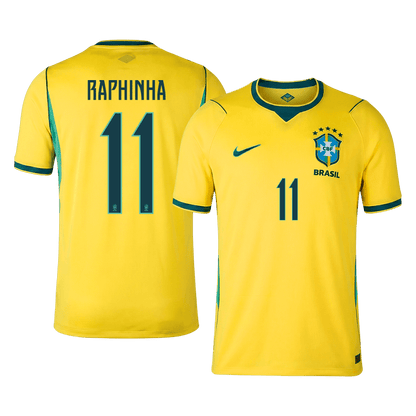 Męska koszulka Brazylii domowa RAPHINHA #11 - Mundial 2026