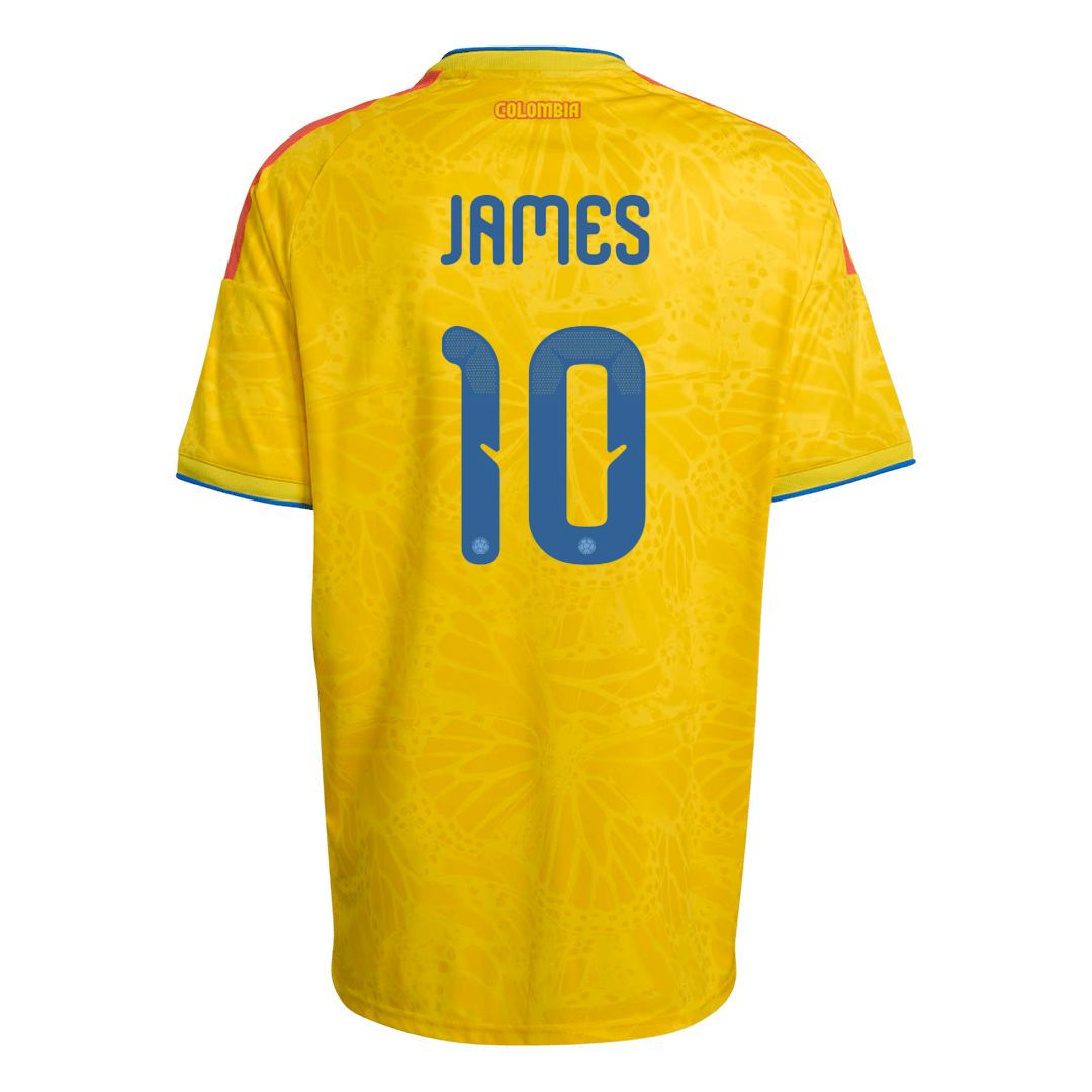 Męska koszulka Kolumbii domowa JAMES #10 – Mundial 2026
