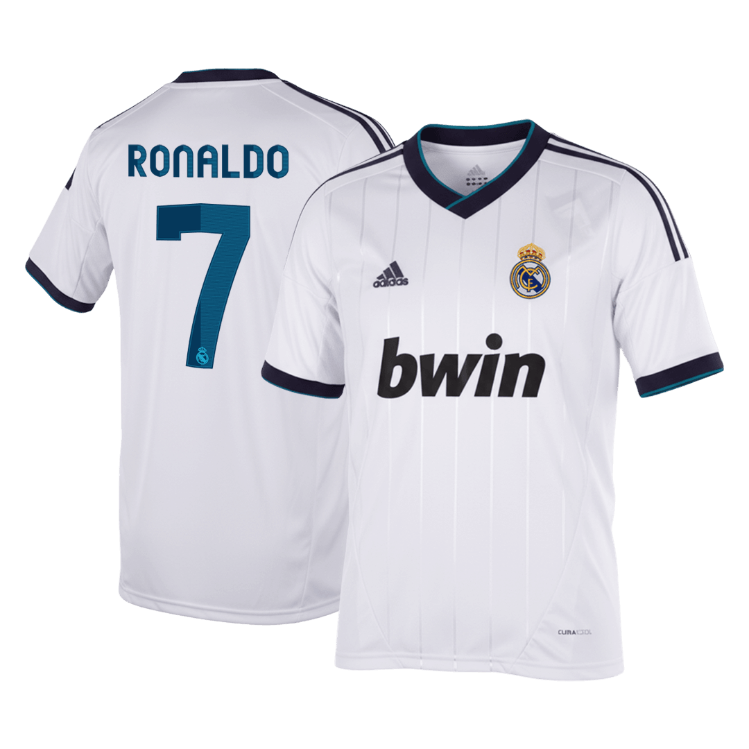 Męska koszulka Realu Madryt domowa Retro 2012/13 RONALDO #7