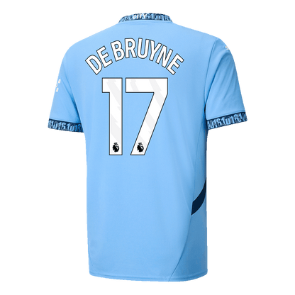 DE BRUYNE #17 Koszulka piłkarska Manchester City Home 2024/25 - Topowe Koszulki Pilkarskie Sklep Internetowy