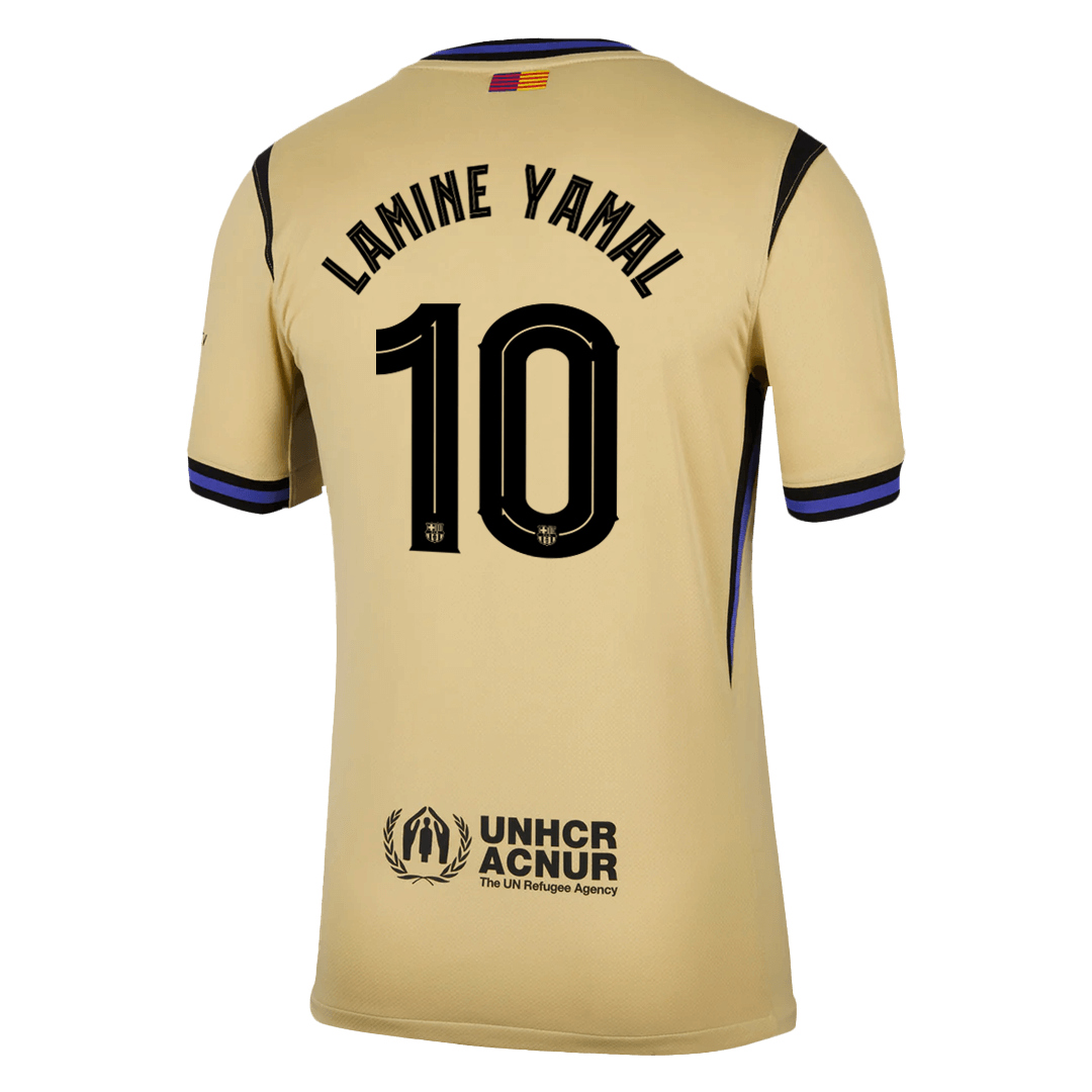 Męska Koszulka Wyjazdowa FC Barcelona  x Kobe Bryant LAMINE YAMAL #10 2025/26 - UCL