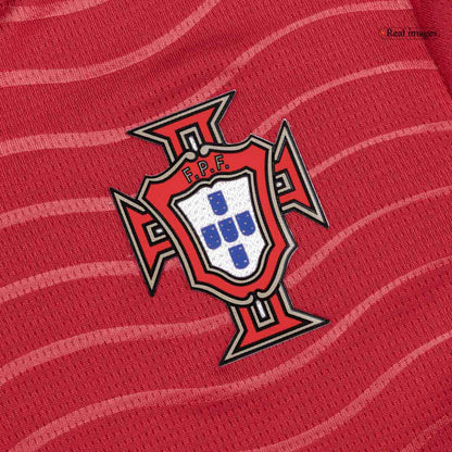 Dziecięcy zestaw Portugalii domowa RONALDO #7 (Koszulka+Spodenki) - Mundial 2026 [PREMIUM]