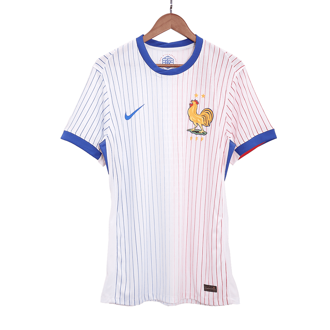 Męska Wersja zawodnika France Away Wysokiej jakości koszulka piłkarska Euro 2024 - Slim Fit - Topowe Koszulki Pilkarskie Sklep Internetowy