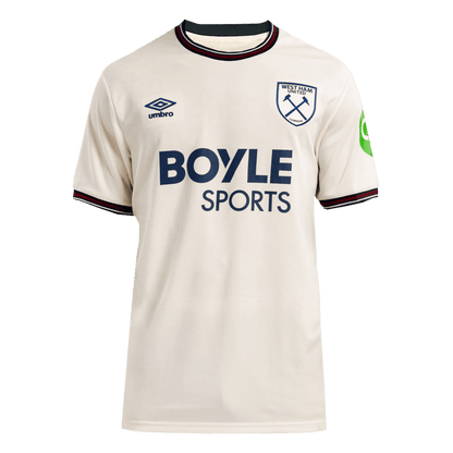 Męska Koszulka Wyjazdowa West Ham United 2025/26 - Topowe Koszulki Pilkarskie Sklep Internetowy