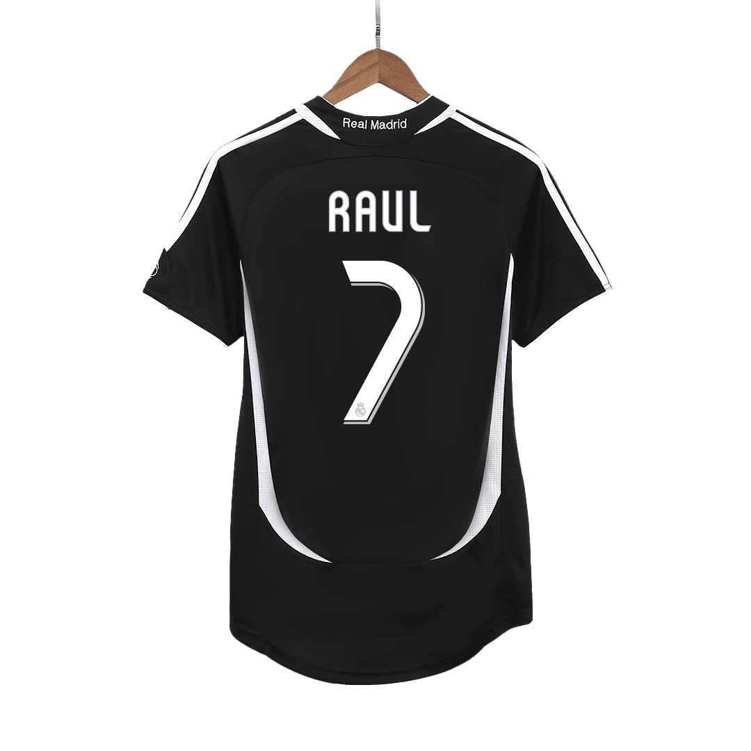 Męska Koszulka Retro Wyjazdowa Real Madrid RAUL #7 2006/07 - Topowe Koszulki Pilkarskie Sklep Internetowy
