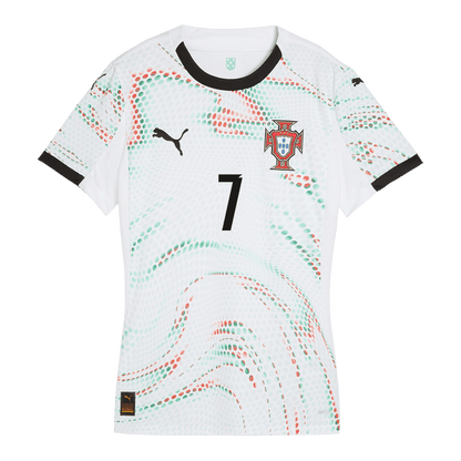Damska Koszulka Wyjazdowa Portugalia RONALDO #7 2025 - Topowe Koszulki Pilkarskie Sklep Internetowy