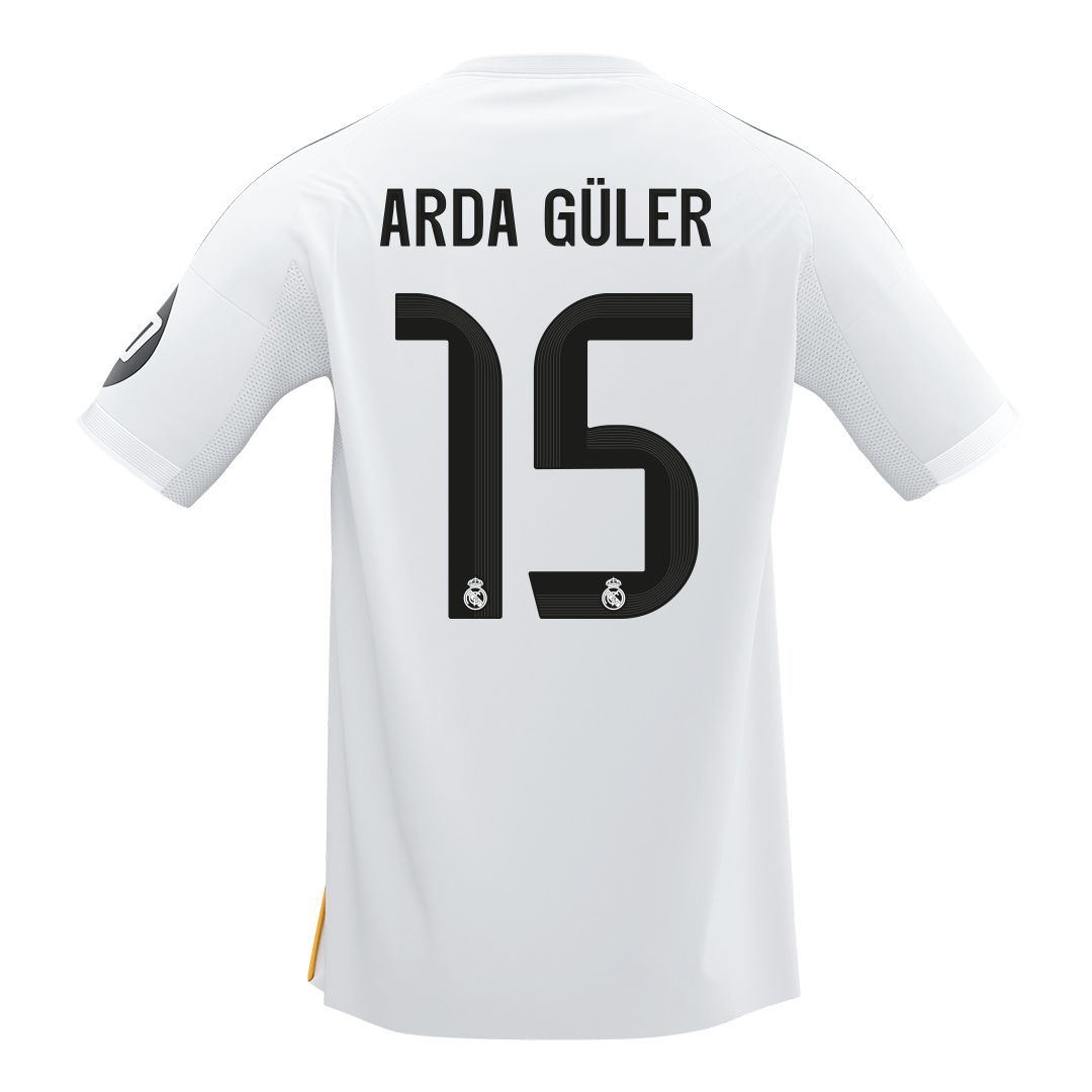 Męska Koszulka Domowa Real Madrid ARDA GÜLER #15 2025/26