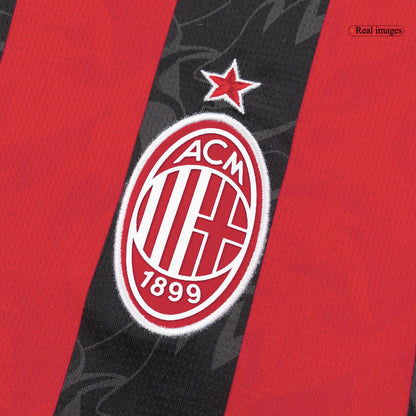Męski Zestaw Domowa AC Milan (Koszulka + Spodenki + Skarpety) 2025/26 [PREMIUM]