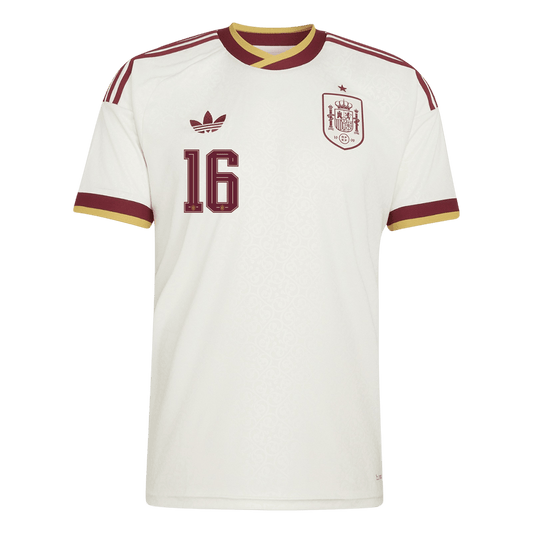 Męska koszulka Hiszpanii wyjazdowa RODRIGO #16 - Mundial 2026