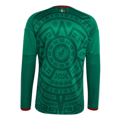 Męska Koszulka Domowa Mexico 2026 z Długim Rękawem - World Cup
