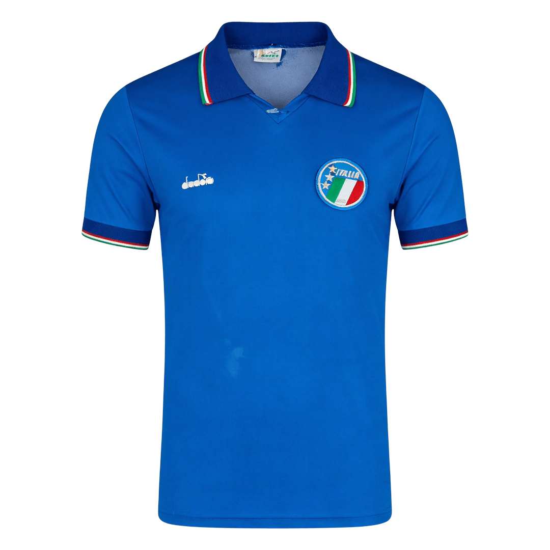 Męska Koszulka Retro Domowa Italy 1990