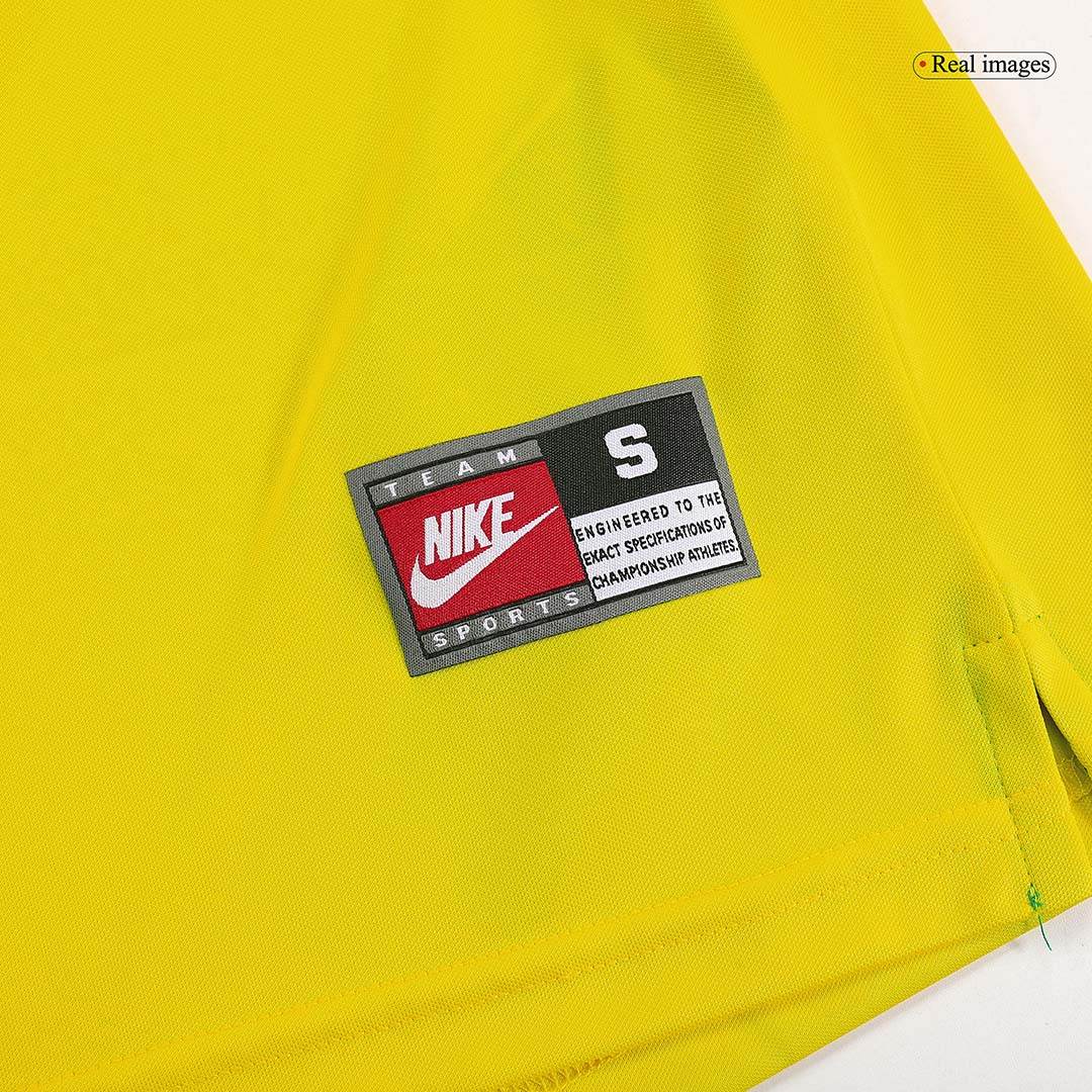 Męska Koszulka Retro Domowa Brazylia CAFU #2 1998 - World Cup - Topowe Koszulki Pilkarskie Sklep Internetowy