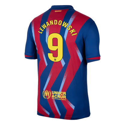 Męska Koszulka Czwarta Wyjazdowa Barcelona LEWANDOWSKI #9 2025/26