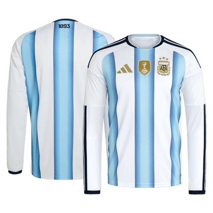 Męska Koszulka Domowa Argentina 2026 z Długim Rękawem - World Cup