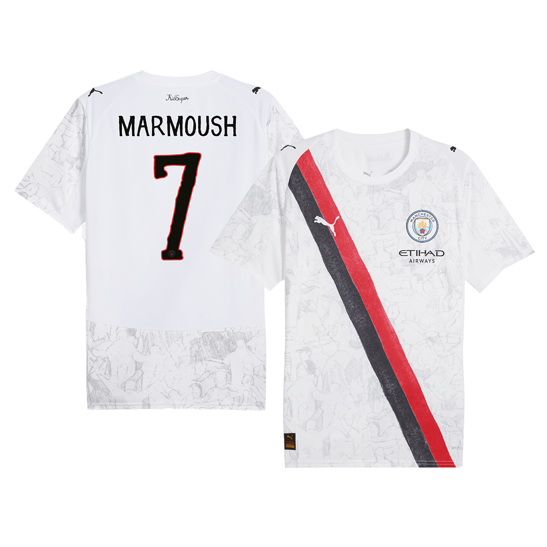 Męska Koszulka Manchester City KidSuper MARMOUSH #7 2025/26 - Club World Cup - Topowe Koszulki Pilkarskie Sklep Internetowy