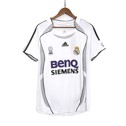 Męska Koszulka Retro Domowa Real Madrid SERGIO RAMOS #4 2006/07 - Topowe Koszulki Pilkarskie Sklep Internetowy